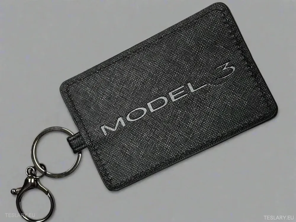 Moderni poklopac ključ s Teslinom modelom 3 logotip