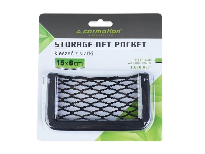 Mrežasti džep za sitne predmete, 14,5 x 8 cm, s obostranom ljepljivom trakom