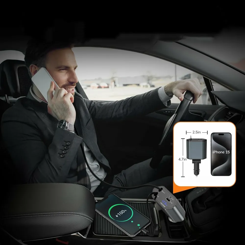 Multifunkcionalni punjač 4 u 1 za auto