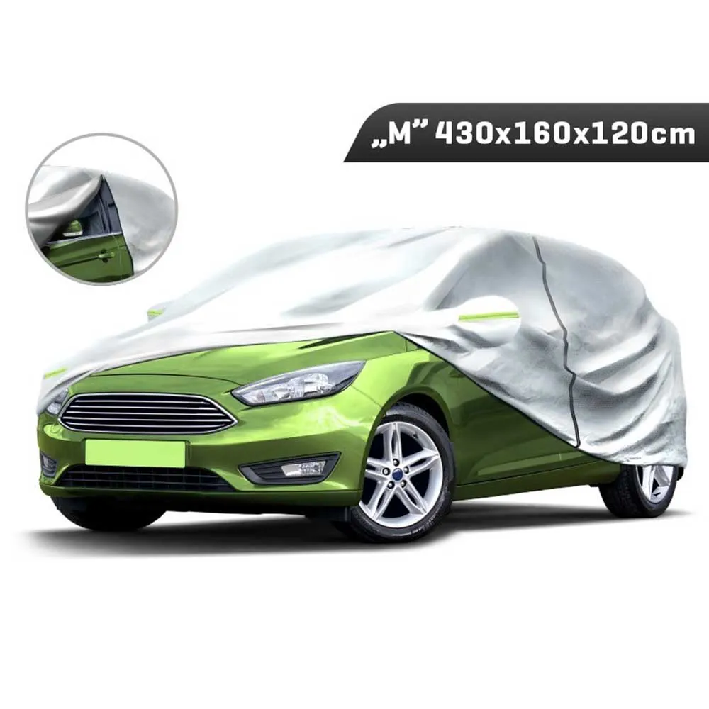Navlaka za auto M (430x160x120 cm) – 3 sloja, s reflektirajućim elementima