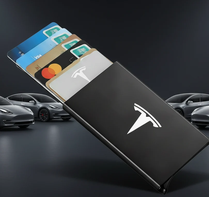 Pametna ID kartica RFID novčanik za bankovne kartice ili Tesla tipka s Teslinom logotipom