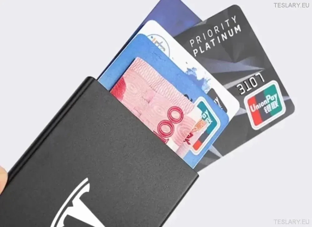 Pametna ID kartica RFID novčanik za bankovne kartice ili Tesla tipka s Teslinom logotipom