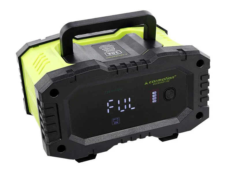 Pametni digitalni punjač za akumulatore 12V 10A 6 - 200 Ah, 24V 5A, 6 - 100 Ah