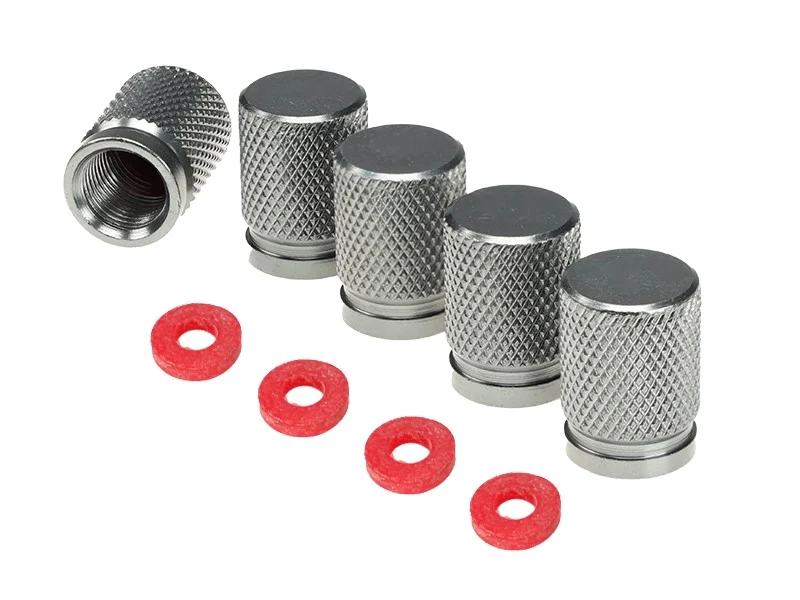 Poklopci ventila od aluminija, 5 komada, oklopna boja