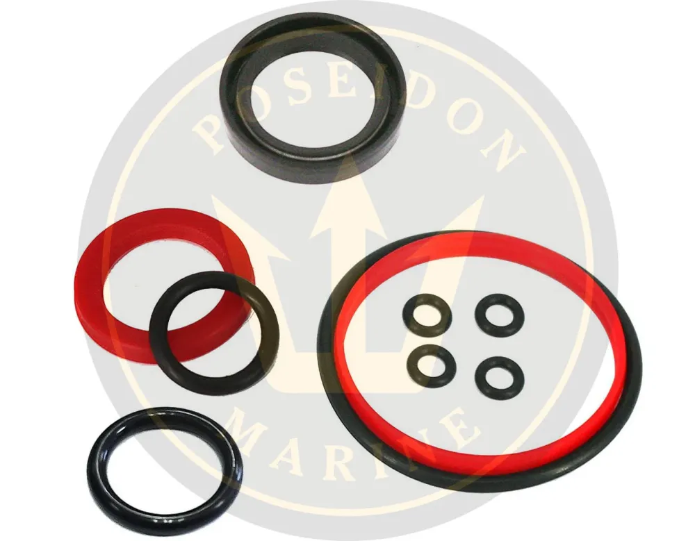 PoseidonMarine® 3854247 seal kit power trim Volvo Penta SX DP-SM OMC Cobra hydraulic cylinder 3852414 3885196 3857470