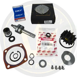 PoseidonMarine® Water pump shaft kit Yanmar 3JH 4JH 129670-42513 129670-42560