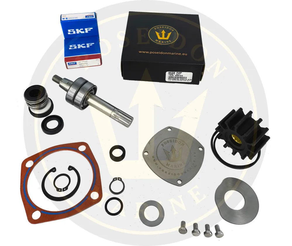 PoseidonMarine® Water pump shaft kit Yanmar 3JH 4JH 129670-42513 129670-42560