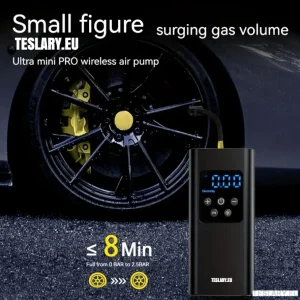 Prijenosni kompresor gume s napajanjem baterije za Tesla Model 3 Y S X - 4500mah