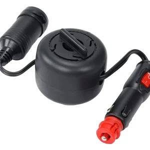 Produžni kabel za utičnicu upaljač s kolutom od 300 cm, EURO/DIN utičnica s prekidačem