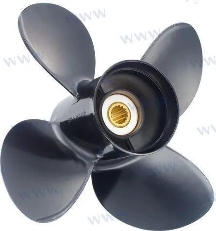 Propeller Alu. 4-blade 12.5"x21" 40-140 hp
