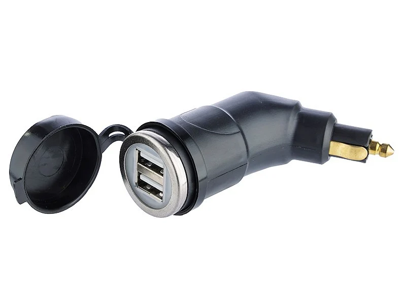Punjač 2x USB 3.3A s DIN utikačem