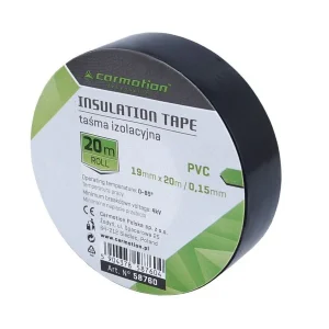 PVC izolacijska traka 0,15mm x 19 mm x 20m crna, 1 kom