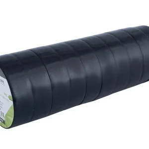 PVC izolacijske trake 0,13mm x 15mm x 5m, crne, 10 kom