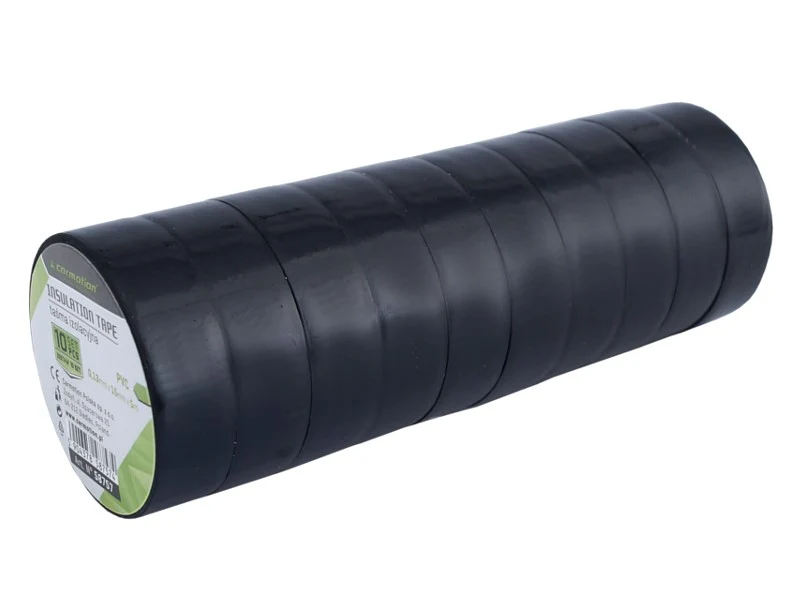 PVC izolacijske trake 0,13mm x 15mm x 5m, crne, 10 kom