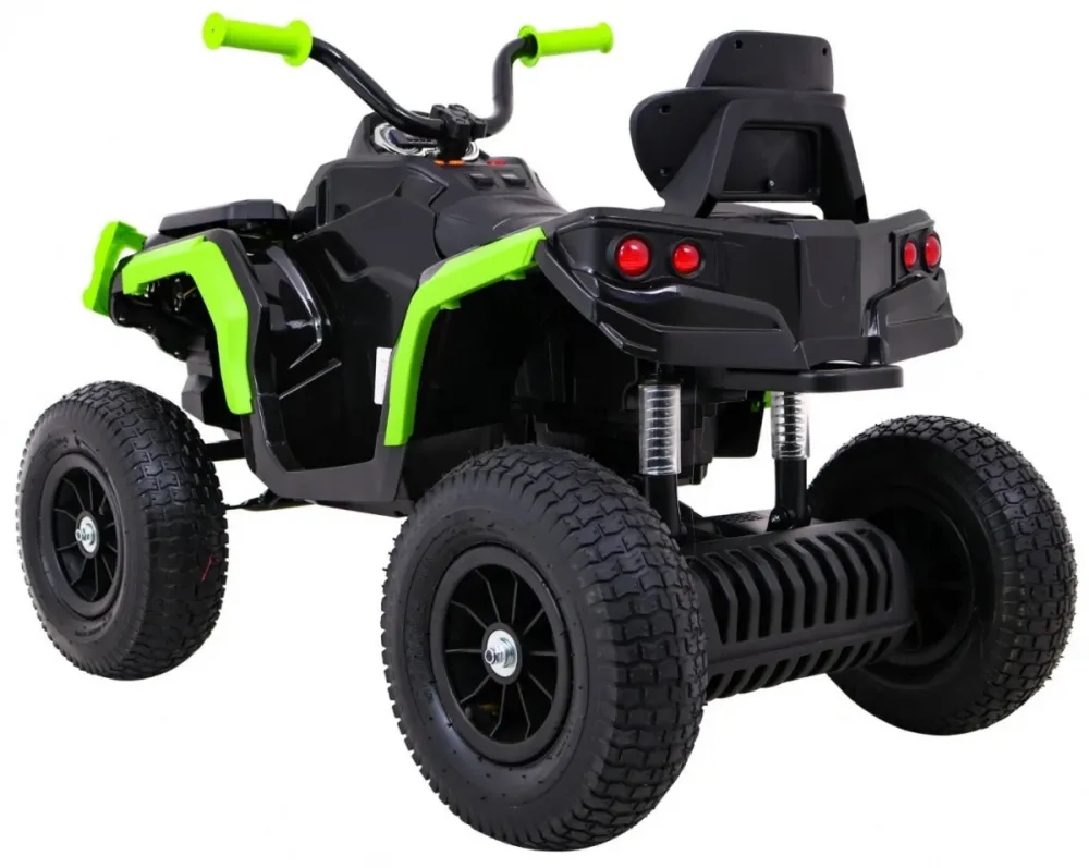 Quad na akumulator ATV Air - crno/zeleni