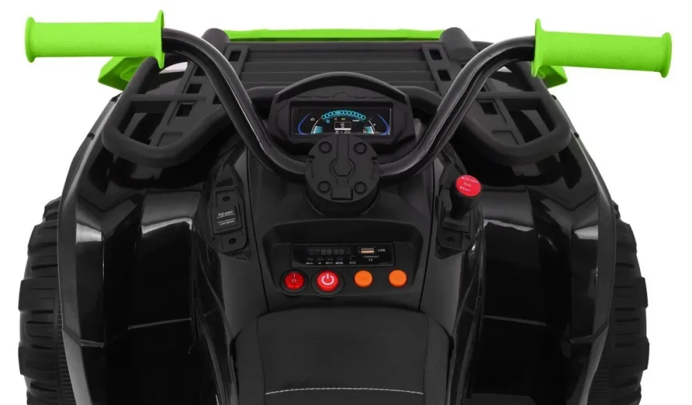 Quad na akumulator XL ATV - crno/zeleni
