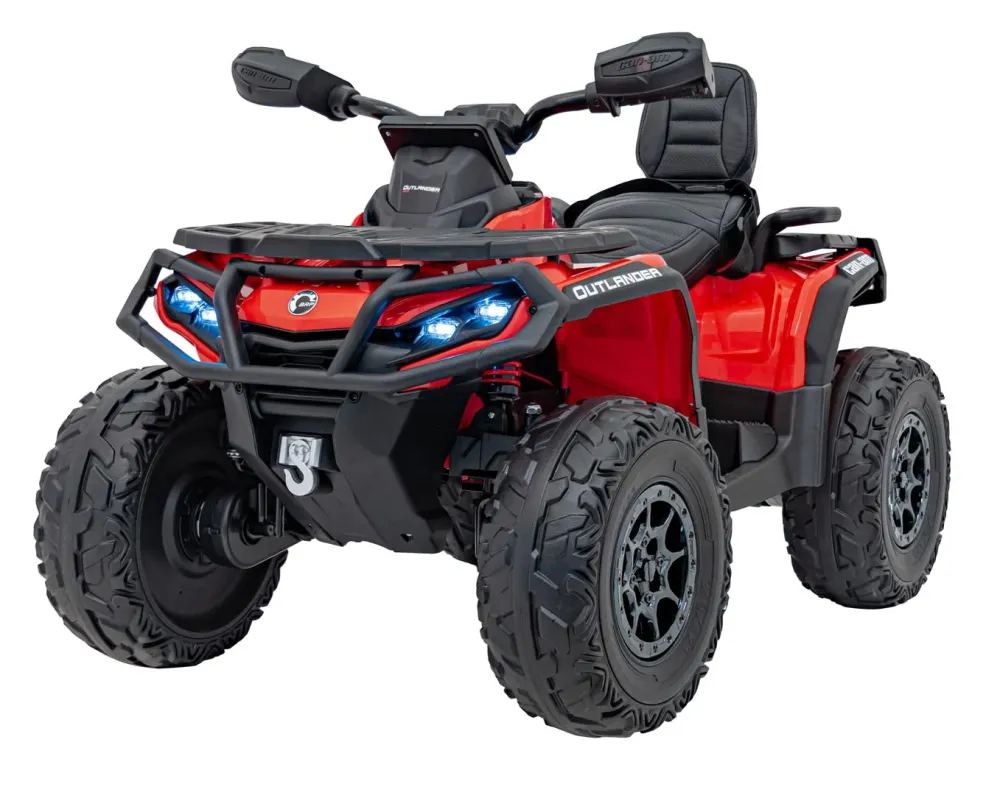 Quad na akumulator Can-Am Outlander ATV 4x4 200W - crveni