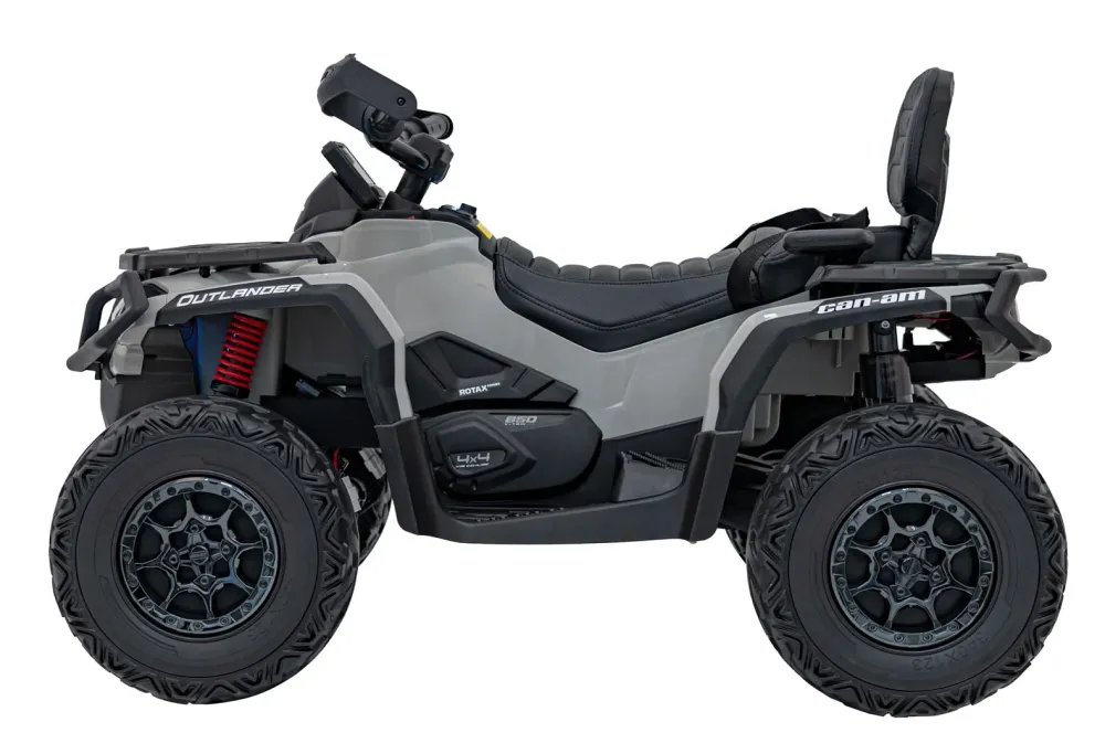 Quad na akumulator Can-Am Outlander ATV 4x4 200W - sivi