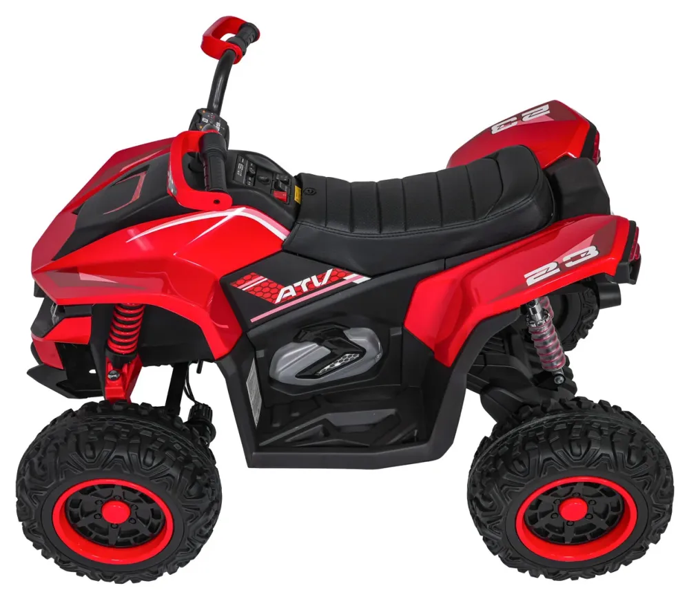 Quad na akumulator Fast Wheel 4x4 - crveni