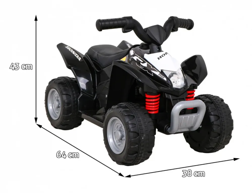 Quad na akumulator Honda 250X TRX - crni
