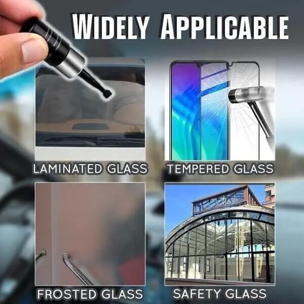 Quick Fix Glass Repair Kit| Works on Windshields & Phones
