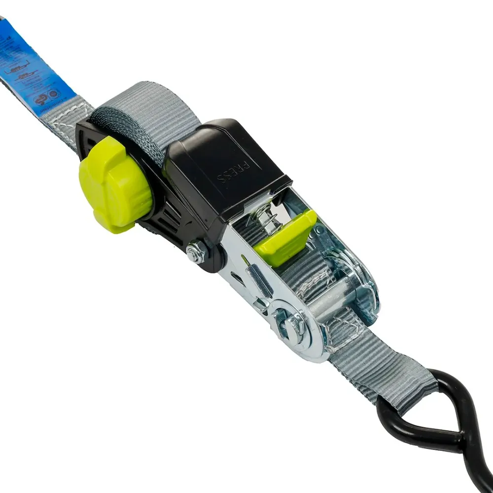 Ratchet zatezna traka s uvlačenjem, 25 mm, 680 daN, 4,5 m