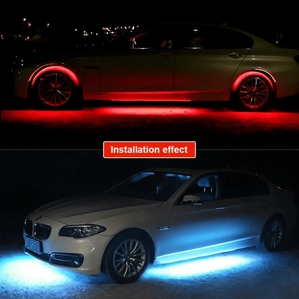 RGB LED Svetla Ispod Auta sa Daljinskim Upravljacem