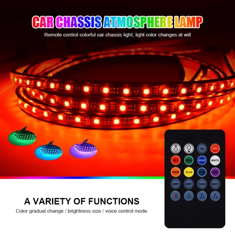 RGB LED Svetla Ispod Auta sa Daljinskim Upravljacem