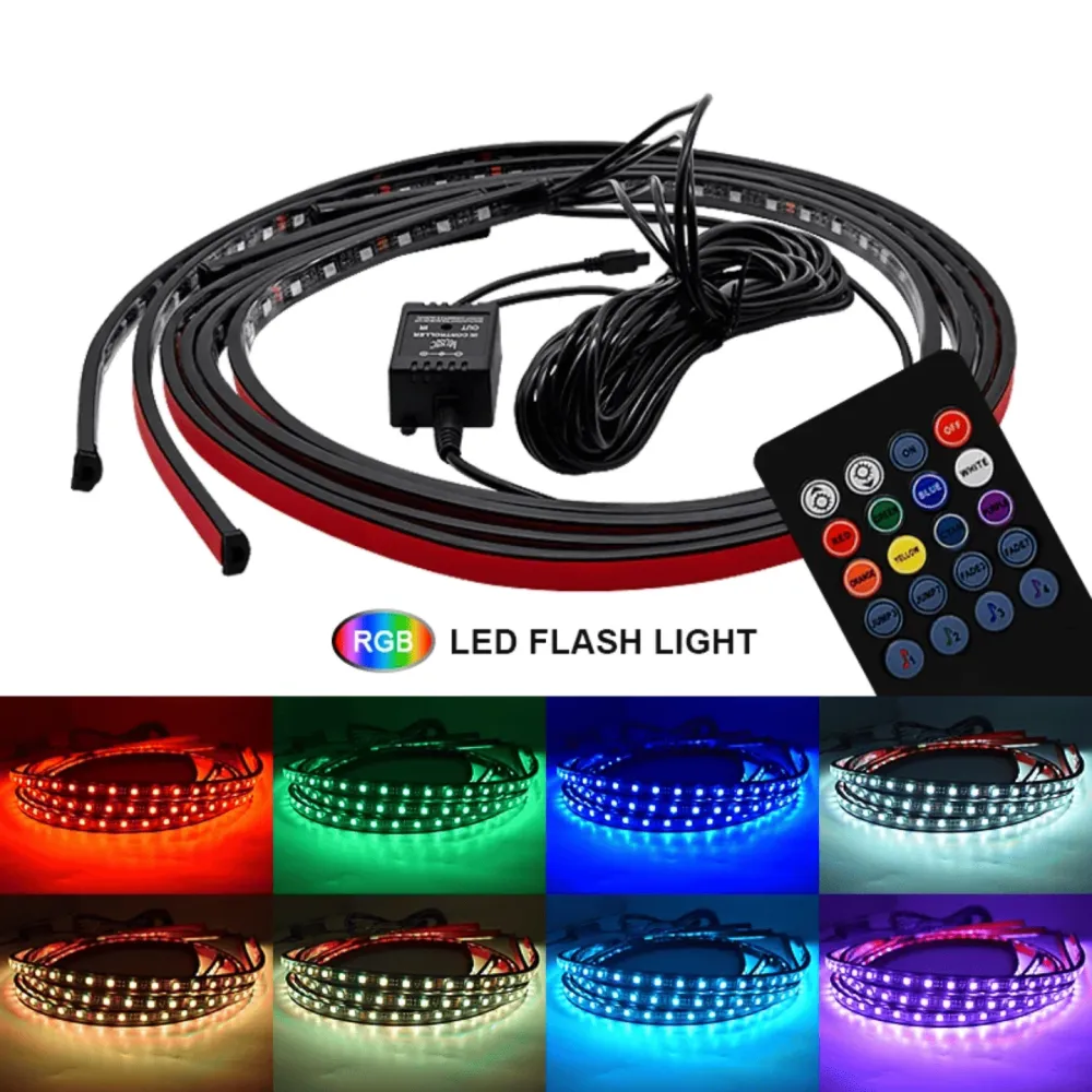 RGB LED Svetla Ispod Auta sa Daljinskim Upravljacem