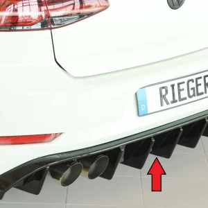 Rieger difuzor VW Golf MK7.5 R 2017+ - Visoki sjaj crna