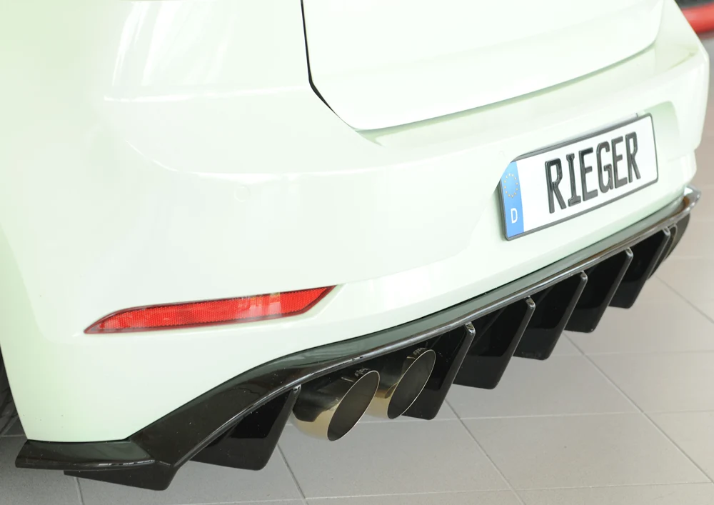 Rieger difuzor VW Golf MK7.5 R 2017+ - Visoki sjaj crna