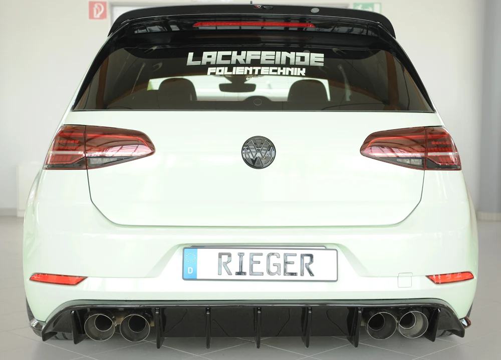 Rieger difuzor VW Golf MK7.5 R 2017+ - Visoki sjaj crna
