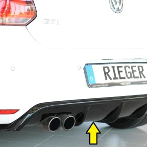 Rieger difuzor VW Polo GTI 2010/2014 - visokosjajna crna