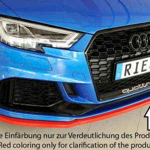 Rieger prednji splitter Audi RS3 8V Sportback i Sedan Facelift - visokosjajna crna