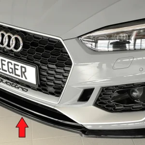 Rieger prednji splitter Audi RS5 B9/F5 2017-2020 - visokosjajna crna