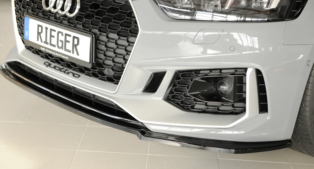 Rieger prednji splitter Audi RS5 B9/F5 2017-2020 - visokosjajna crna