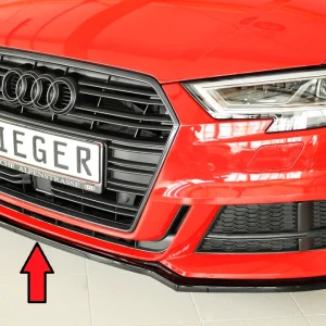 Rieger prednji splitter Audi S3, A3 S-Line 8V.2 - visokosjajna crna