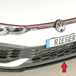 Rieger prednji splitter VW Golf MK8 GTI Clubsport 2020+ - visokosjajna crna
