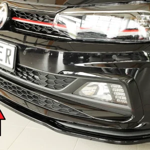 Rieger prednji splitter VW Polo AW GTI 2017/2021 - visokosjajna crna