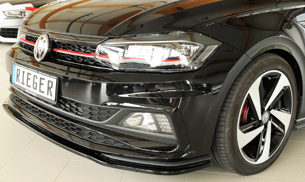 Rieger prednji splitter VW Polo AW GTI 2017/2021 - visokosjajna crna