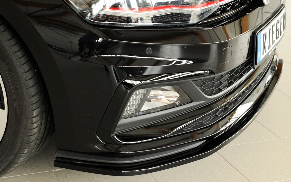 Rieger prednji splitter VW Polo AW GTI 2017/2021 - visokosjajna crna