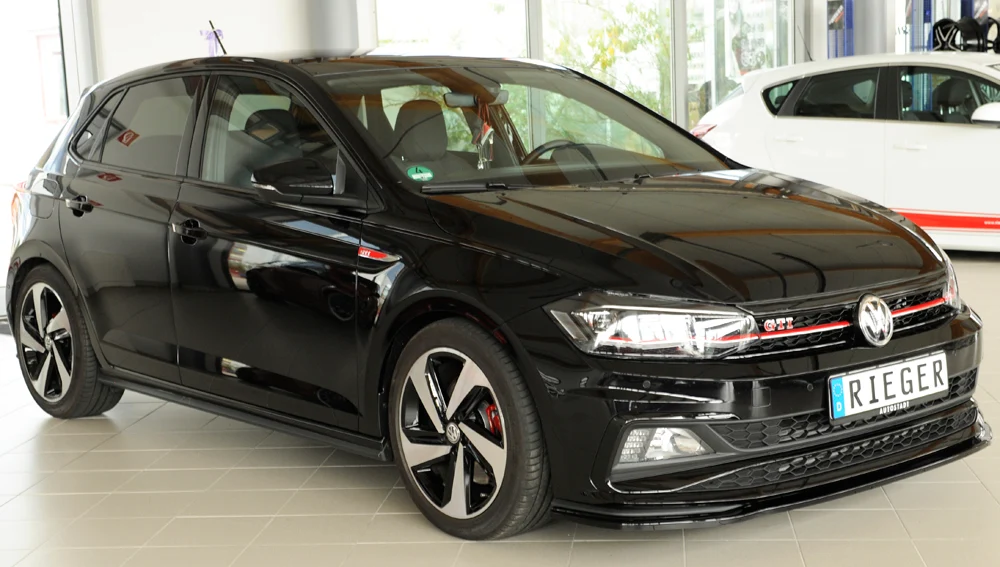 Rieger prednji splitter VW Polo AW GTI 2017/2021 - visokosjajna crna