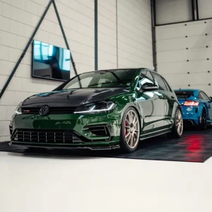 Rieger prednji splitter Volkswagen Golf MK7.5 R / R-line 2017+ - visokosjajna crna