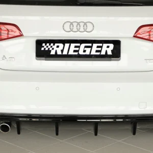 Rieger strašnji difuzor umetak Audi A3 8V Sportback - visokosjajna crna