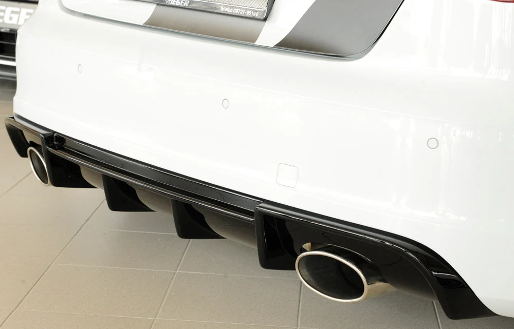 Rieger stražnji difuzor umetak (RS3 izgled) Audi A3/S3 8V Sportback