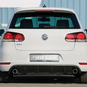 Rieger strašnji difuzor umetak Volkswagen Golf MK6 GTI - visokosjajna crna