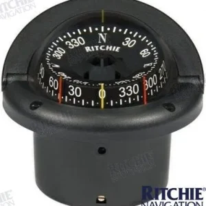 Ritchie Helmsman Compass HF-743 Flush Mount (BLACK)