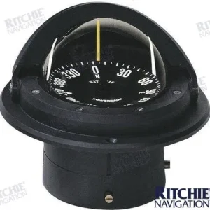Ritchie Voyager Compass F-82 Flush Mount (BLACK)