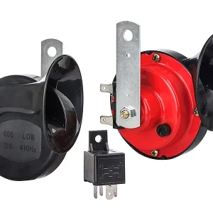 Rog, 12 V, 115 dB, dvo-ton, konusni, s relejem, 2 komada