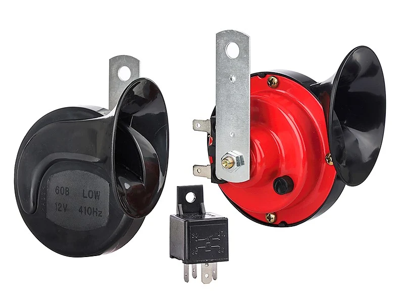 Rog, 12 V, 115 dB, dvo-ton, konusni, s relejem, 2 komada